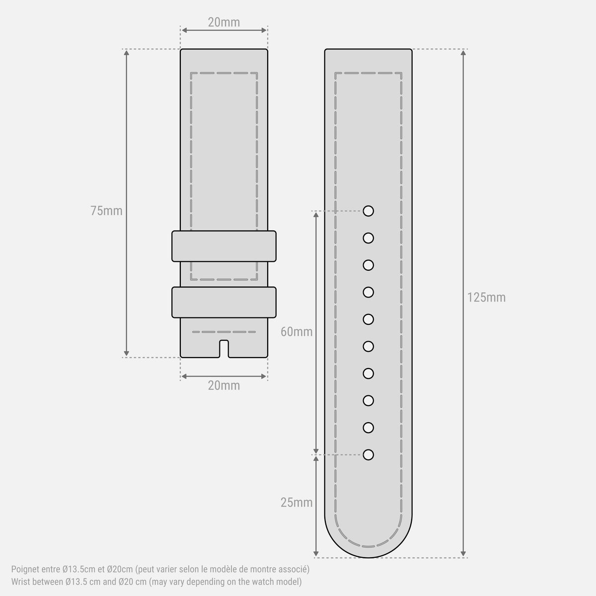 Bracelet Nylon Off-White 20mm
