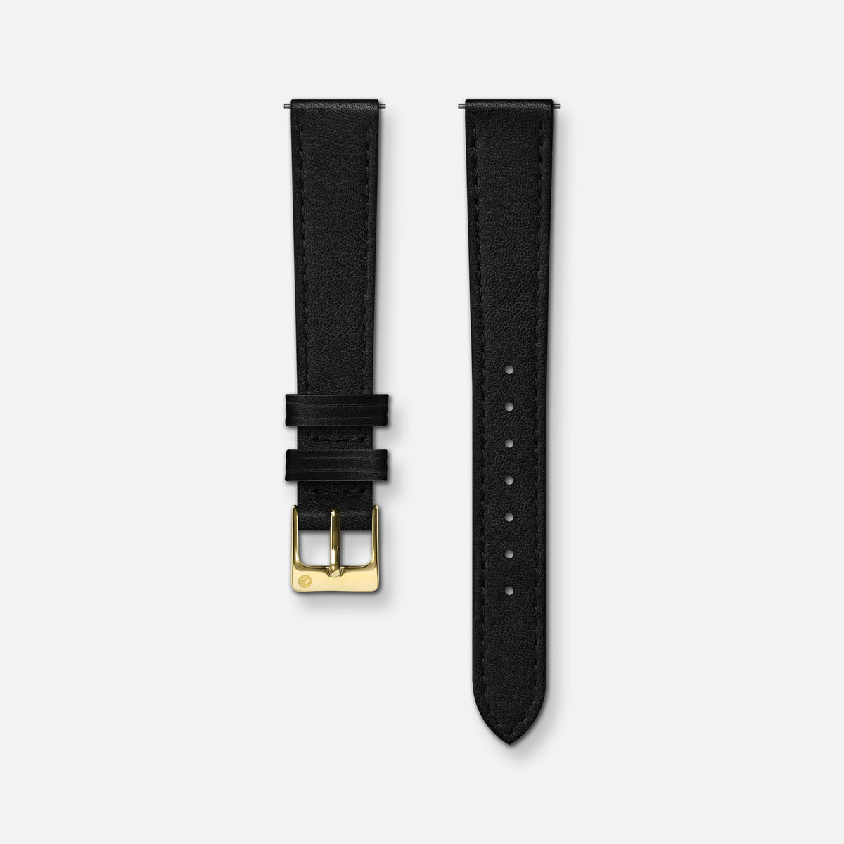 Bracelet cuir noir 14mm