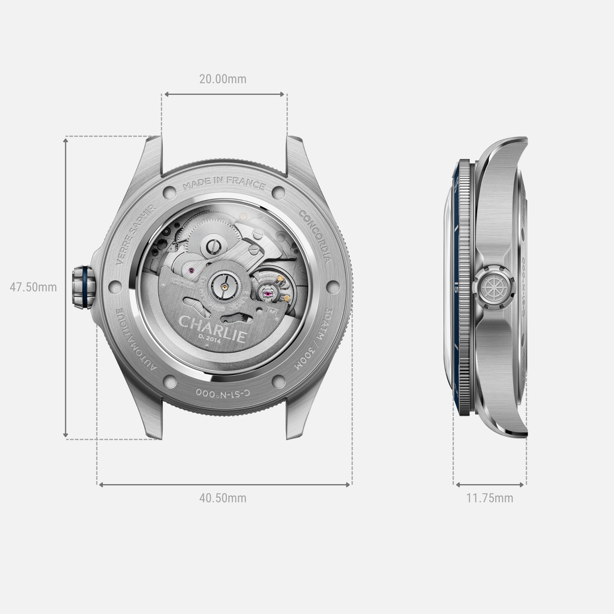 CONCORDIA - GMT - Bleu Antarctique