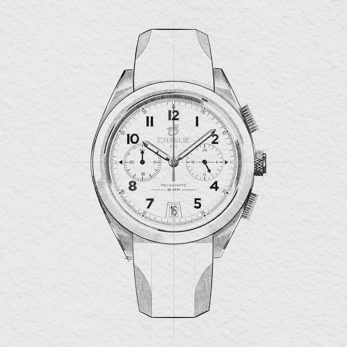 GR - Chronographe - Beige