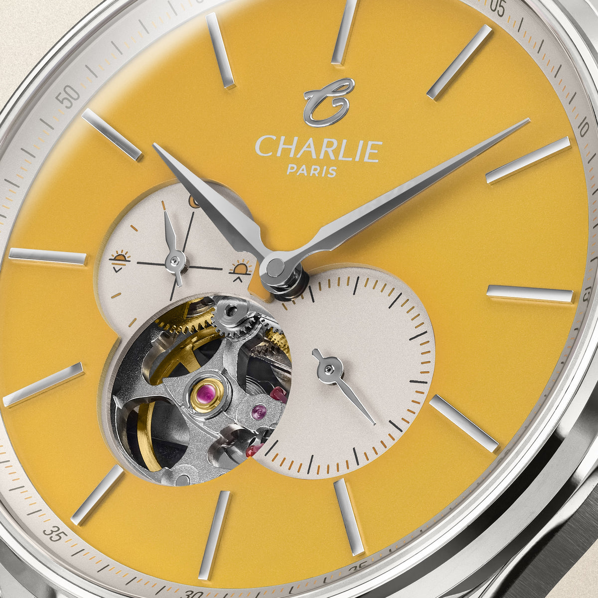 INITIAL - Cœur Ouvert - Yellow Sunshine