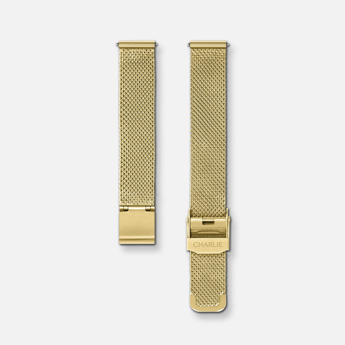 Bracelet en maille milanaise doré 14mm
