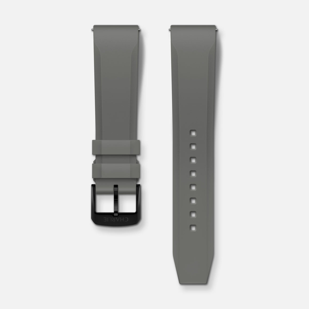 <tc>Pulsera</tc> Caucho gris NBR de 20 mm