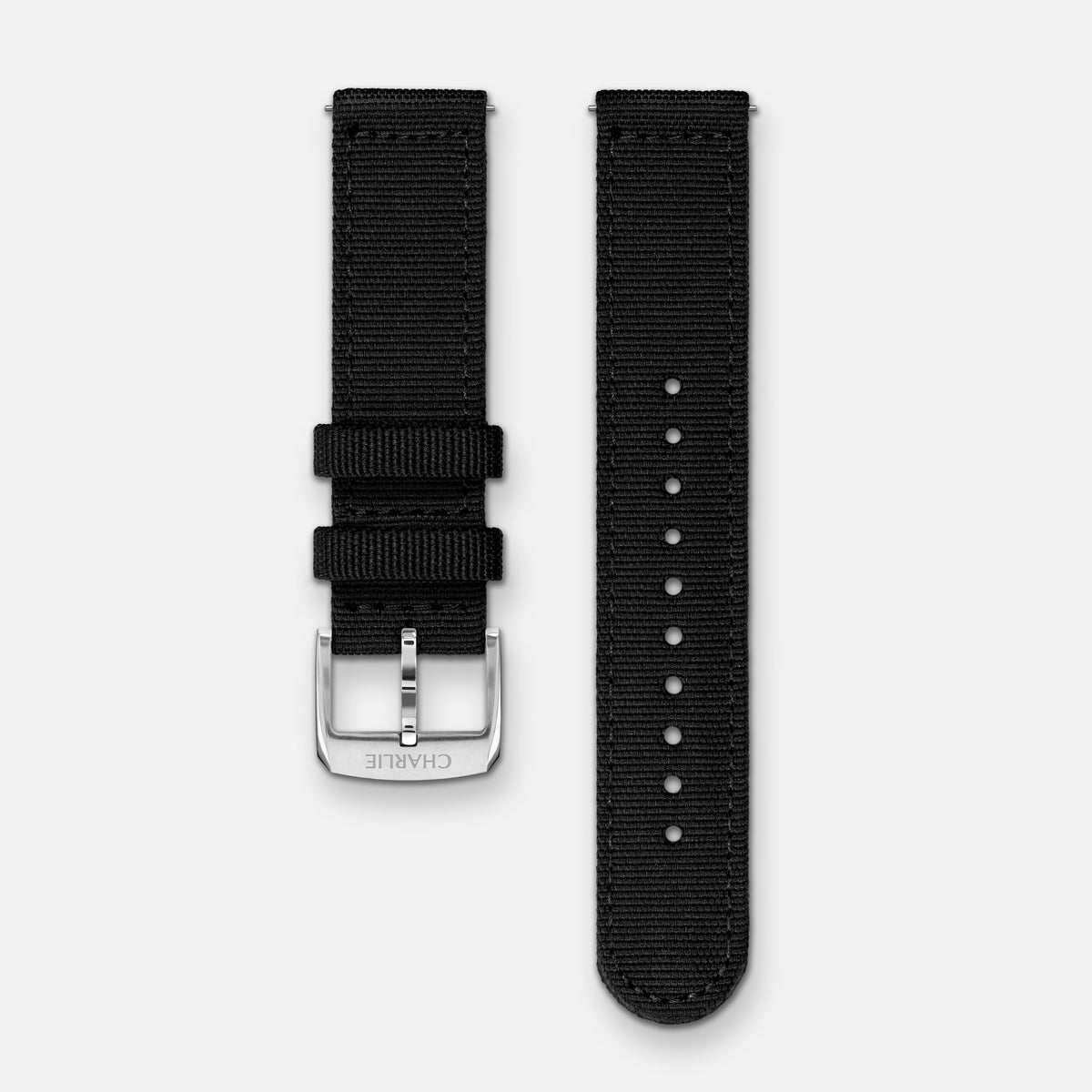 Bracelet Nylon Noir 20mm