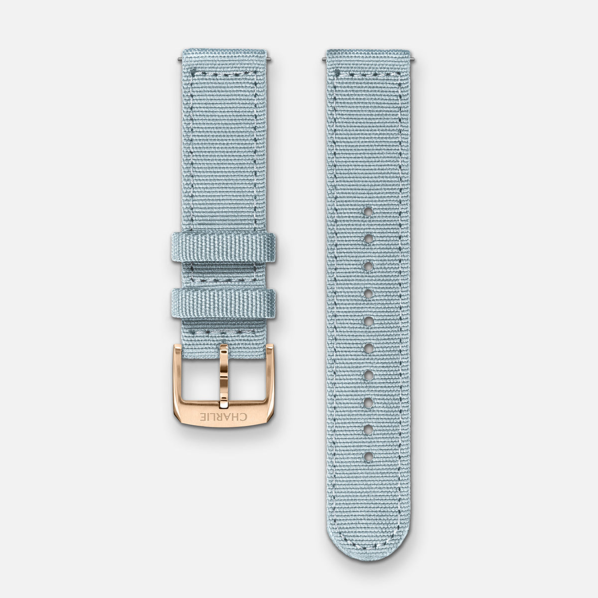 Bracelet Nylon Bleu Azur 20mm