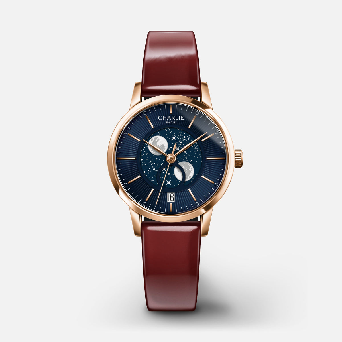 SULLY - Phase de Lune - Doré rose & Bleu