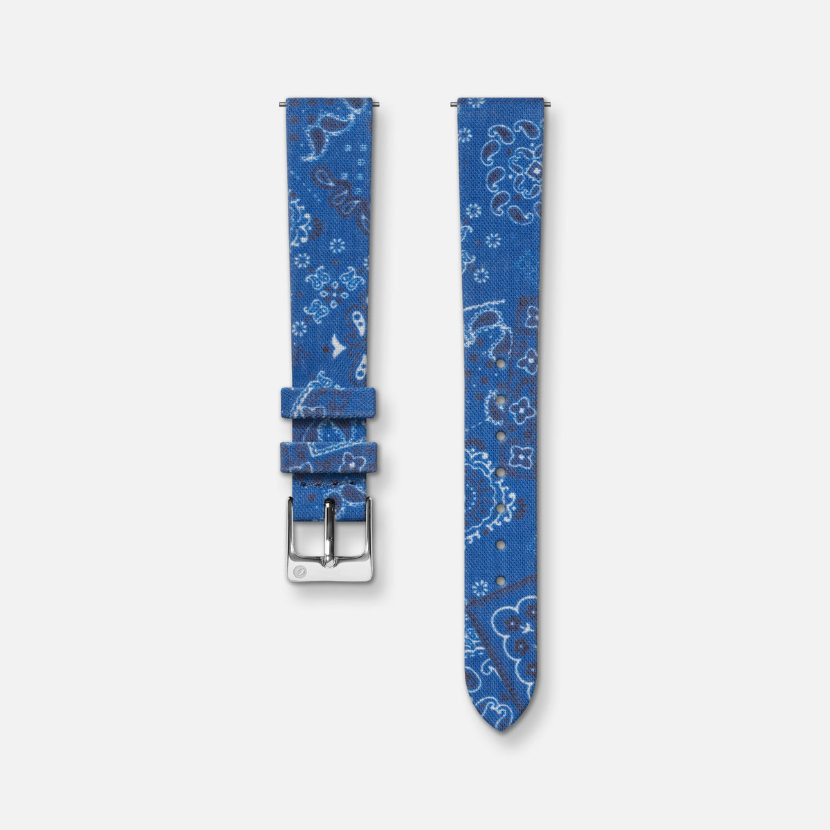 Rannerengas 14 mm sininen bandana-kangas