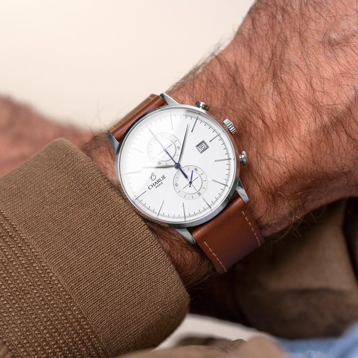 Horizon chronographe Blanc