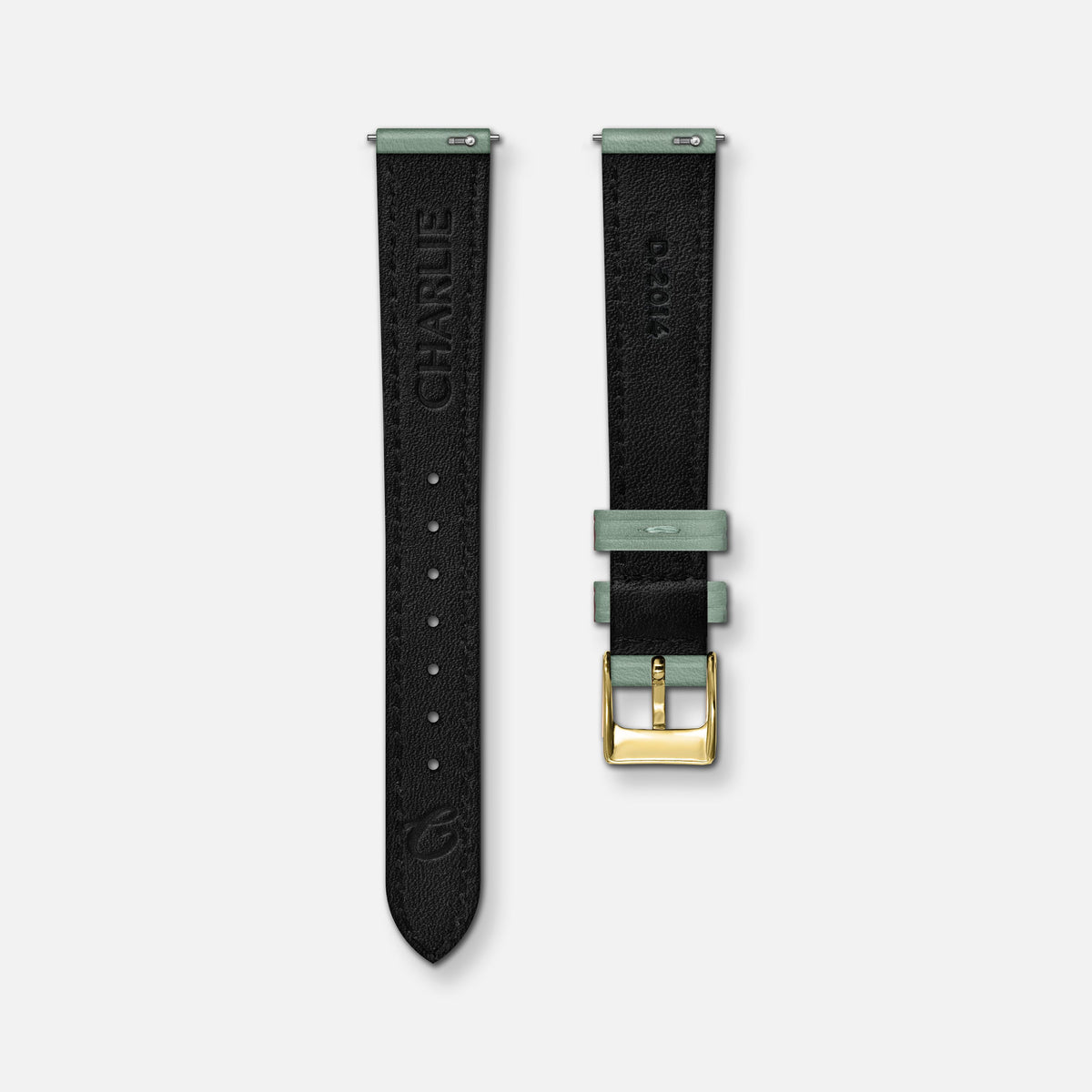 Armband Salbeileder 14 mm