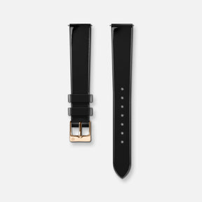 Cuir vernis noir