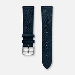 Cuir saffiano bleu
