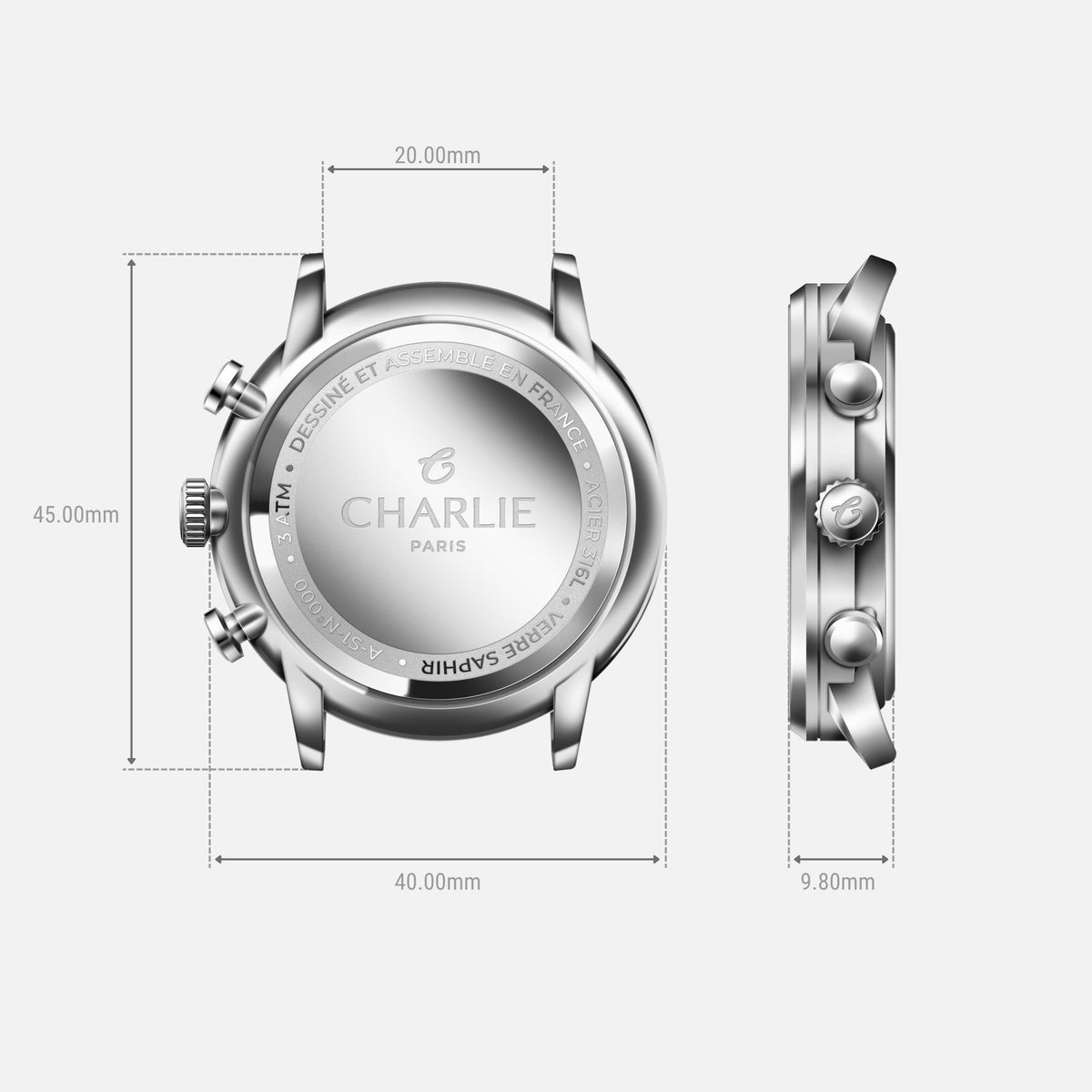 HORIZON - Chronographe - Vert