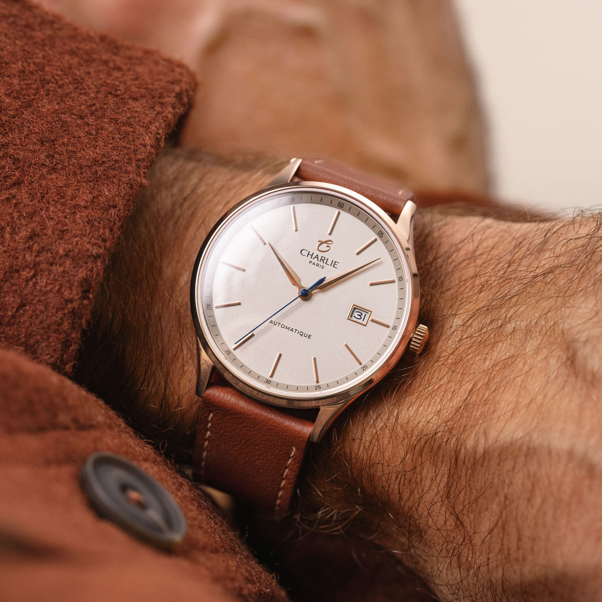 INITIAL - Slim - Doré rose