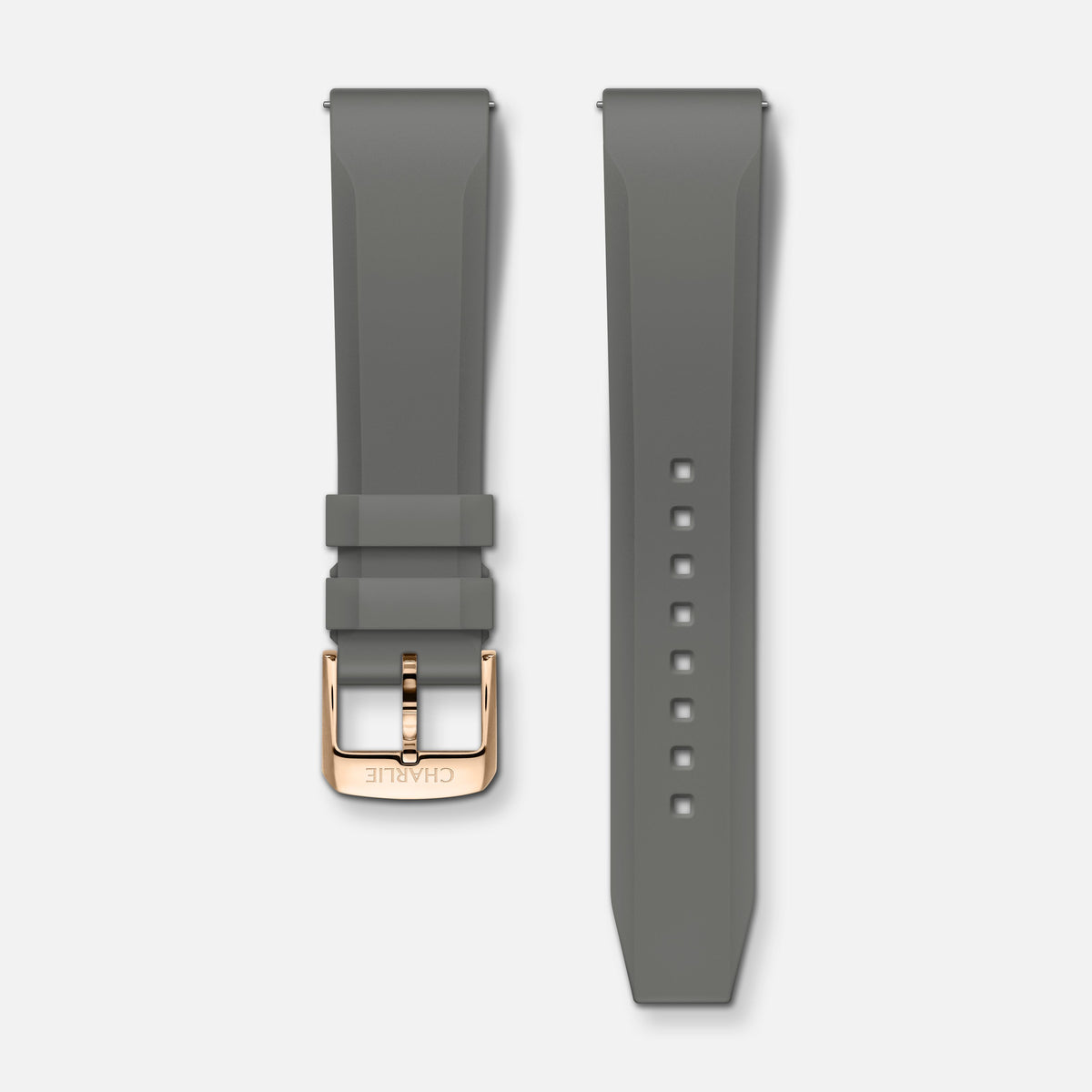 <tc>Pulsera</tc> Caucho gris NBR de 20 mm
