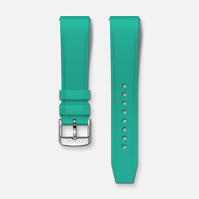 Bracelet caoutchouc turquoise NBR 20mm