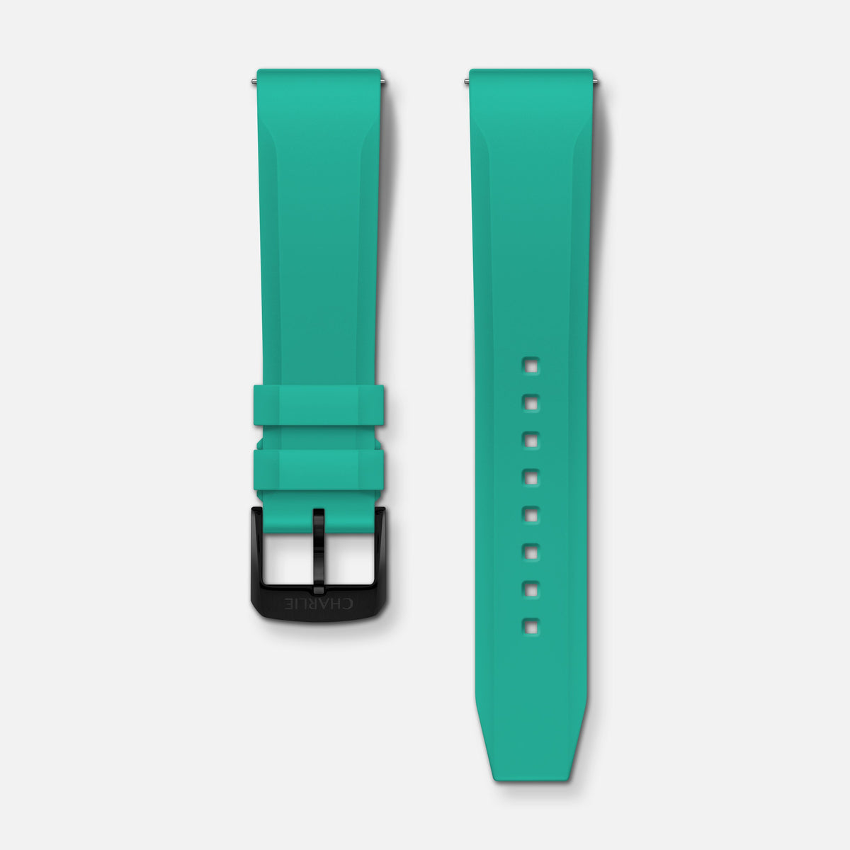 Bracelet caoutchouc turquoise NBR 20mm